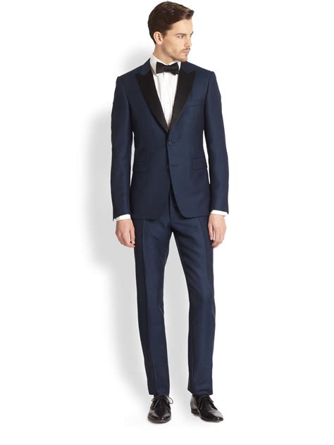 burberry navy tuxedo